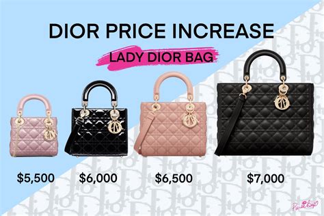 lady dior price.